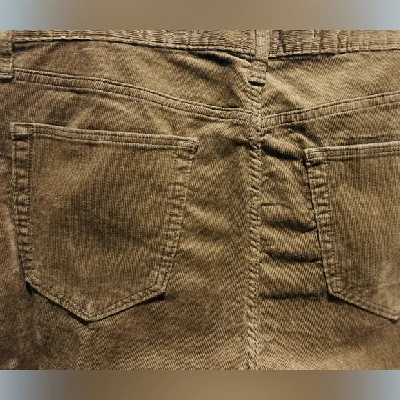 NWT Banana Republic Brown Slim Traveler Cords 35x34 Corduroy Preppy - Picture 5 of 11